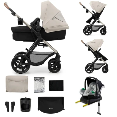 Abbildung von Kinderkraft MOOV 2 4 in 1 Kombikinderwagen, Moonlight Grey, Kinderwagen,