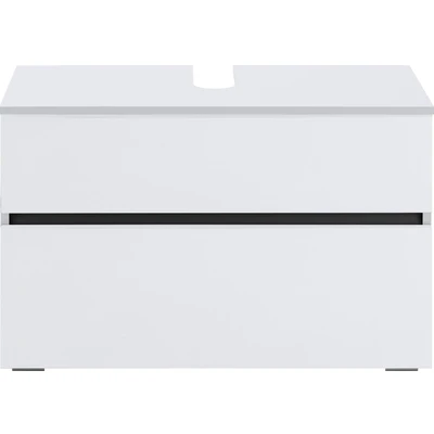 Abbildung von Home affaire Waschbeckenunterschrank »Wisla« Siphonausschnitt, Push to open Funktion, Breite 80 cm, Höhe 55 cm