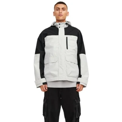 Abbildung von Jack &amp; Jones Outdoorjacke, Herren, Größe: Small, Marshmallow