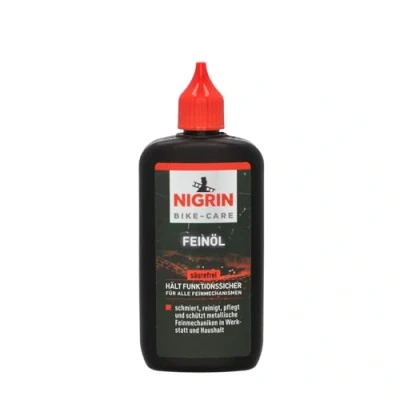 Abbildung von NIGRIN BIKE CARE Feinöl 100 ml Flasche Feinmechaniköl Für Hobby und Werkstatt Harz säurefrei , grau