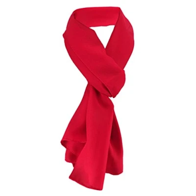 Abbildung von TigerTie Damen Chiffon Halstuch rot verkehrsrot Uni Gr. 160 cm x 36 Schal