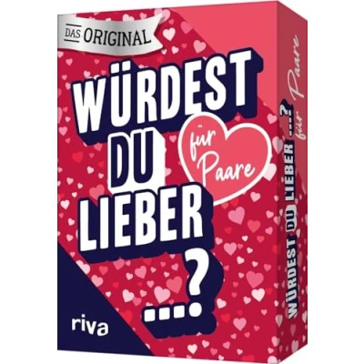 Abbildung von Würdest du lieber ...? für Paare: Das Original. Der Spieleklassiker Geburtstage und Partys. Tolles Geschenk zu Hochzeit, Jahrestag Valentinstag. Ab 18 Jahren