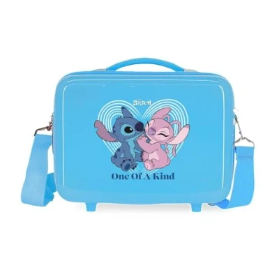 Abbildung von Disney Unisex Kinder Fun Stitch Reisezubehör Kosmetikkoffer, blau, Einheitsgröße, Nececer Anpassungsfähig
