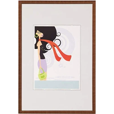 Abbildung von walther design Bilderrahmen bronze 60 x 80 cm New Lifestyle Kunststoffrahmen KV080J