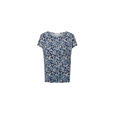 Abbildung von s.Oliver Tshirt print, Damen, Größe: 36, Hellblau mehrfarbig