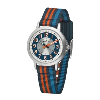 Abbildung von Atrium Quarzuhr, Armbanduhr, Kinderuhr, Lernuhr, Textilband, ideal auch als Geschenk