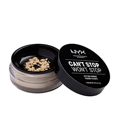 Abbildung von Nyx Professional Makeup CAN&#039;T STOP WON&#039;T SETT. Powder Fixierspray und Fixierpuder 2 lightmedium, Damen, Größe: 6 g, light medium