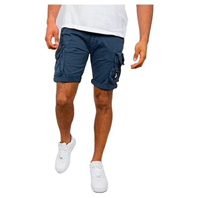 Abbildung von Alpha Industries CREW Patch Shorts, Herren, Größe: 32, New navy
