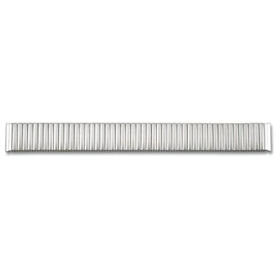 Abbildung von Eichmüller Flexibles Spannband aus poliertem Edelstahl, matt/PVD Beschichtung, Silberfarben Matt, 18mm, Armband