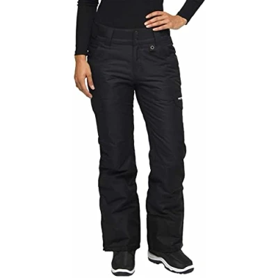 Abbildung von Arctix Isolierte Cargohose für Damen, Schneesport Hose, Schwarz, M x 31L