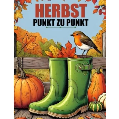 Abbildung von Herbst Punkt zu Punkt: Großdruck Herbstsaison Buch für Erwachsene, Senioren und Jugendliche