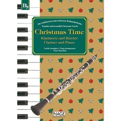 Abbildung von Christmas Time, 37 bekannte Weihnachtslieder für Klarinette und Klavier / Clarinet and Piano