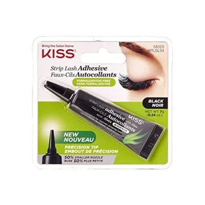 Abbildung von Kiss Strip Lash Adhesive with Aloe 58325 Black by