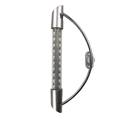 Abbildung von Außenthermometer mit stilvollem Design Zuverlässiges Gartenthermometer geeignet für Außenwand, Gewächshaus, Terrasse, Schuppen, Garage, einfach aufzuhängen, Temperaturanzeige