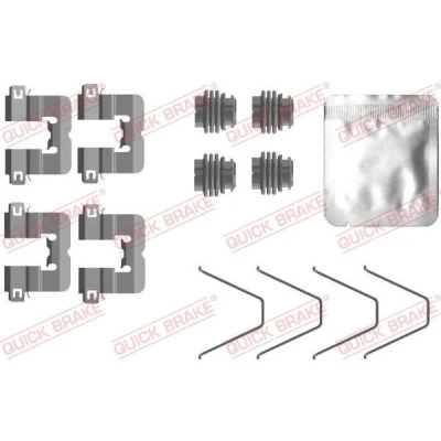 Abbildung von QUICK BRAKE 109 0114 Zubehörsatz, Scheibenbremsbelag HYUNDAI: i30 III Hatchback, Fastback, Estate, KIA: Ceed Sportswagon