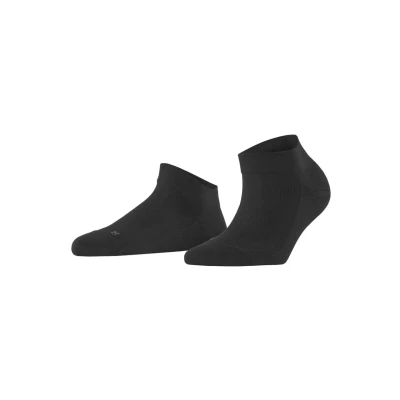 Abbildung von Falke Sensitive London BÜNDCHEN LOGO Socken, Damen, Größe: 35 38, Schwarz