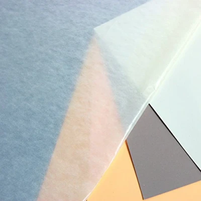 Abbildung von Clairefontaine 93476C Packung (mit 20 Bögen Pergamentpapier 45 g, 73 x 101 cm, 100% recyclingfähig, zum Schutz von zwei Pastellblättern oder als Zwischenblätter Herbarien geeignet) transparent