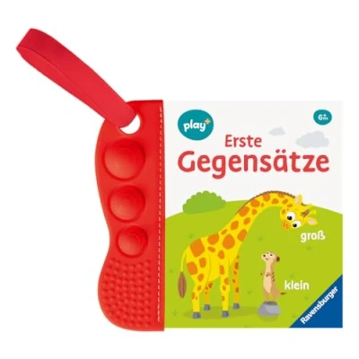 Abbildung von Ravensburger Play+ flip&amp;pop: Erste Gegensätze (Mein allererstes Beißbuch), Baby Buch ab 6 Monate: Mein Beißbuch
