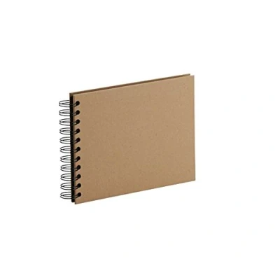 Abbildung von Rössler Papier 1329452621 S.O.H.O. Wire O Fotoalbum 195 x 145 mm, 40 offwhite Seiten, Kraft, 1 Stück