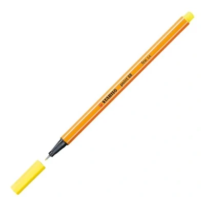Abbildung von Fineliner STABILO point 88 10er Pack gelb