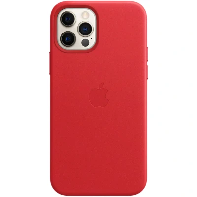 Abbildung von Apple Leather MagSafe Case iPhone 12 / Pro rot MHKD3ZM/A