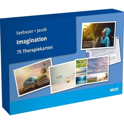Abbildung von Imagination: 75 Therapiekarten. Mit 32 seitigem Booklet in hochwertiger Klappkassette, Kartenformat 16,5 x 24 cm (Beltz Therapiekarten)