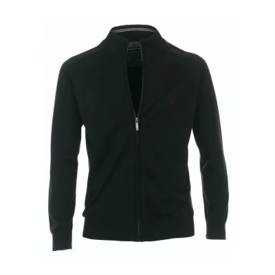 Abbildung von CASAMODA Strickjacke Uni Schwarz XXL