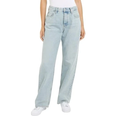 Abbildung von Tommy Hilfiger Loose Straight ELI Jeans Relaxed Fit, Damen, Größe: 27x30, Light blue denim
