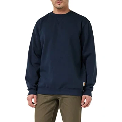 Abbildung von Carhartt Herren Weites, Mittelschweres Sweatshirt mit Rundhalsausschnitt , Marineblau Neu, XXL