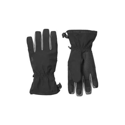 Abbildung von SealSkinz Drayton Kaltwetter Handschuhe, wasserdicht, leicht, Stulpen, schwarz, Größe S