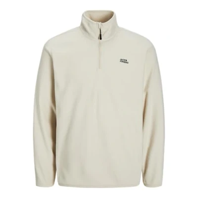 Abbildung von Jack &amp; Jones LOGO Fleecepullover, Herren, Größe: Medium, Moonbeam
