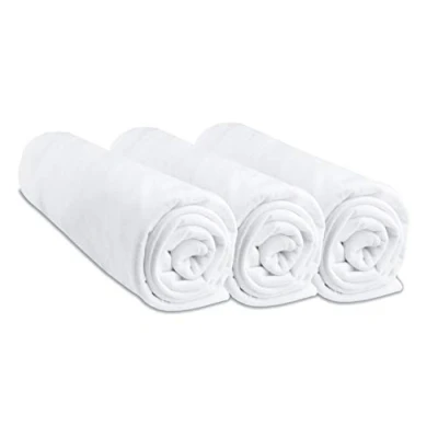 Abbildung von 3 Spannbetttücher Baumwolle für Babybett 50 x 100 6 Farben Erhältlich
