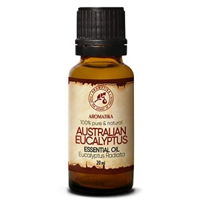 Abbildung von Australisches Eukalyptusöl 20ml Eukalyptus Radiata Australien Reines &amp; Natürliches Öl Besten für Aromatherapie Entspannung Saunaöl Yoga Aroma Diffuser Beauty