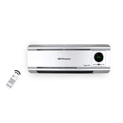 Abbildung von Orbegozo SP 6500 Wandheizung, 2000 W, Fernbedienung, tägliche und wöchentliche Programmierung, Schutz gegen Überhitzen, LED Paneel, 1 Liter, 44 dB, Kunststoff, Keramik, Silberfarben