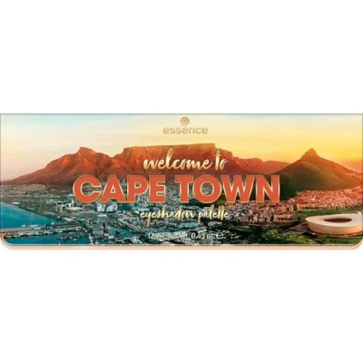 Abbildung von essence welcome to CAPE TOWN eyeshadow palette, Lidschatten, Mehrfarbig, 12 Farben, schimmernd, farbintensiv, vegan, ohne Mikroplastikpartikel, Nanopartikel frei, Parfüm, 1er Pack (12.2g)