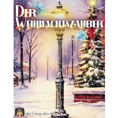 Abbildung von Der Weihnachtszauber Anti Stress Malbuch für Erwachsene: Ausmalbilder Erwachsene : 43 entspannende Malvorlagen über die fantastische und magische ... Achtsamkeit, Geschenkidee zum Jahresende