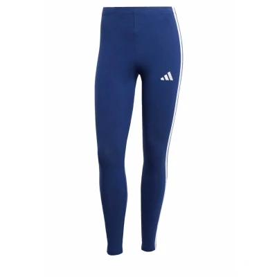 Abbildung von adidas Damen Essentials 3 Stripes Cotton Leggings, Dark Blue/White, S