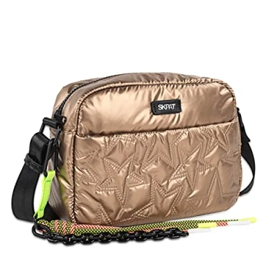 Abbildung von SKPAT Handtasche Damen Umhängetasche Klein &amp; Stilvoll Crossbody Bag Damen, Bronze