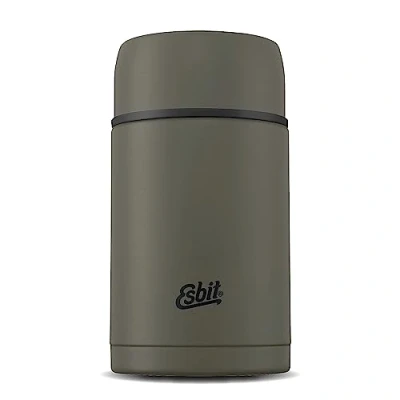 Abbildung von Esbit Thermobehälter Classic für Speisen Warmhaltebehälter 1000 ml in Olivgrün aus Edelstahl warme und kalte Lebensmittel