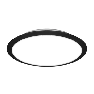 Abbildung von BRILONER Deckenlampe für das Bad, Deckenleuchte mit einstellbarer Lichtfarbe, LED Lampe, Badezimmerlampe, Badlampe, IP44 Spritzwasserschutz, 370x65 mm, Schwarz