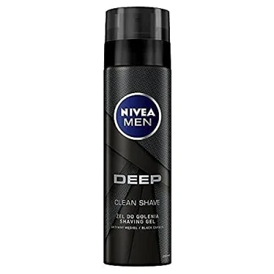 Abbildung von NIVEA MEN Deep Rasiergel für Männer mit Aktivkohle 200 ml