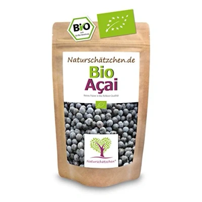 Abbildung von Bio Acai Pulver (Acaipulver) in geprüfter Qualität (DE ÖKO 022) Superfood (1x 100g)
