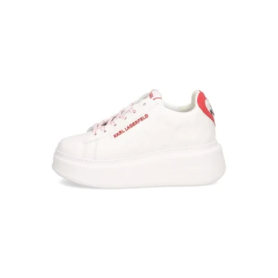 Abbildung von KARL Lagerfeld Anakapri Valentine Special Sneaker low, Damen, Größe: 36, White/red Schuhe