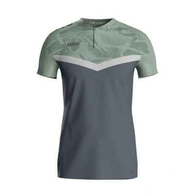 Abbildung von JAKO Herren Iconic Poloshirt, Anthra Light/Mintgrün/Soft Grey, S EU