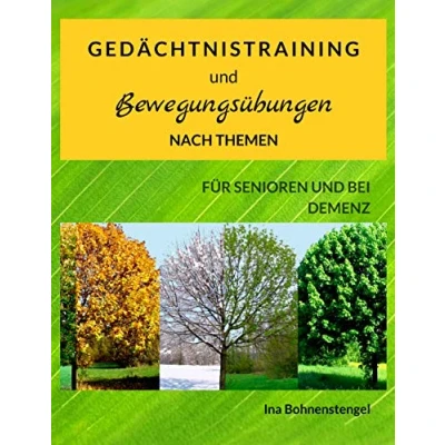 Abbildung von Gedächtnistraining und Bewegungsübungen nach Themen: Für Senioren bei Demenz
