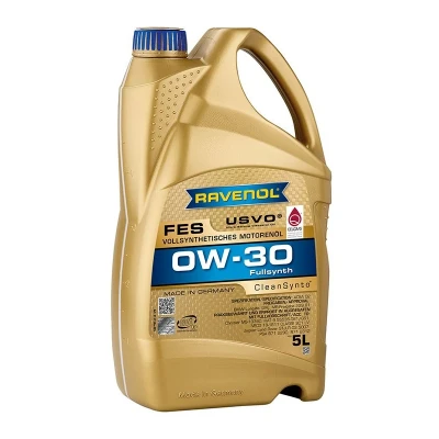 Abbildung von Ravenol FES 0W 30 5l Motoröl 1111146 005 01 999 BMW: 3 Saloon, Touring, 5 KIA: cee‘d II Hatchback, Sportage III, Sportswagon