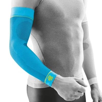 Abbildung von Bauerfeind Arm Sleeve „Sports Compression Sleeves Arm“, 1 Paar Sport Kompressions Armbandagen, Unisex, Armlinge für Ball &amp; Ausdauersportarten zur Stärkung der Muskulatur, Armstulpen
