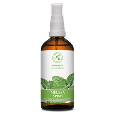 Abbildung von Duftspray Melisse 100ml Raumspray mit Ätherischem Melissenöl Spray Raumnebel Lufterfrischer Leinenspray Aromaspray Natürlicher Geschmack Aromatherapie