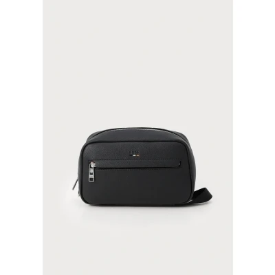 Abbildung von BOSS RAY Travel Washbag Kosmetiktasche, Herren, Größe: One Size, Black