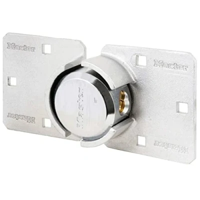Abbildung von MASTER LOCK 736EURD Vorteilpack: Überfalle + Rundes Vorhängeschloss ohne Bügel, 11,4 cm x 23 4,2